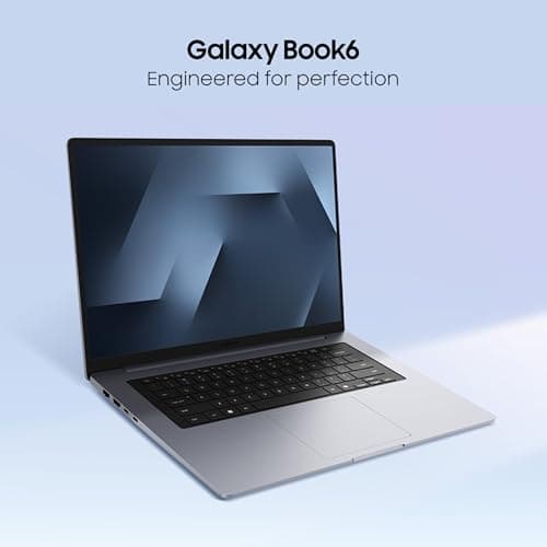 Samsung Galaxy Book6 (Gray, 16GB RAM, 512GB SSD) | Intel Core Ultra 7 (Series 3) | 16" WUXGA+ Display with Touchscreen | 24Hrs Battery Life | 120 Hz Refresh Rate | Dolby Atmos Stereo Speakers | AI PC 4