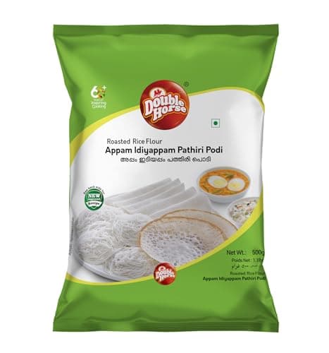 Double Horse Appam/Idiyap. Rice Flour 500g