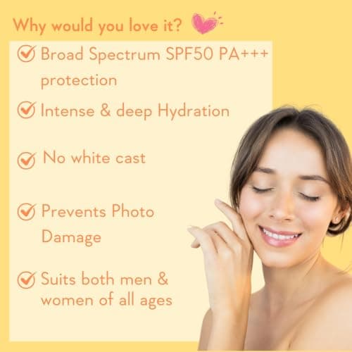 WishCare Sunscreen Body Lotion with SPF 50 PA+++ In-Vivo Tested | Body Sunscreen With Broad Spectrum UVA & UVB Protection, No White Cast | With Carrot Seed & Raspberry | For All Skin Types | For Women 3