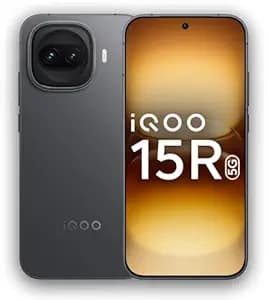 iQOO 15R (Dark Knight, 8GB RAM, 256GB Storage) | Snapdragon® 8 Gen 5 Processor | India’s Slimmest Smartphone in 7600mAh Battery* | Segment's Most Stable 144FPS Gaming*