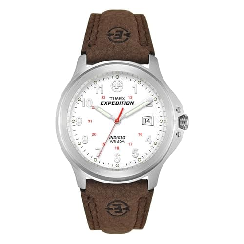 TIMEX Expedition Round 40mm White Dial Analog Men Watch - T44381E6