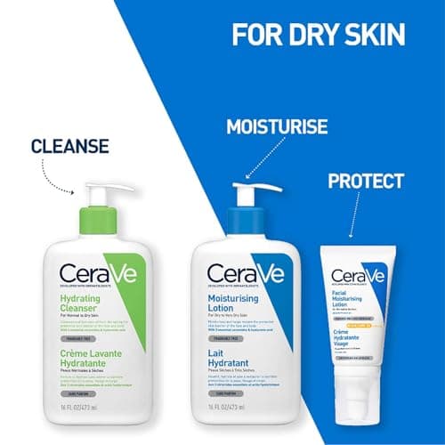 CeraVe Moisturizing Lotion For Normal to Dry Skin (473ml) - Formulated With 3 Essential Ceramides And Hyaluronic Acid | Non-Comedogenic, Oil Free And Fragrance-Free Body Lotion 6
