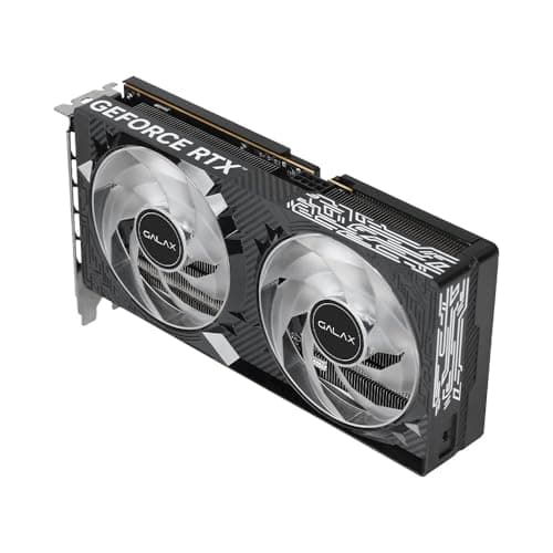 Galax GeForce RTX 5050 1-Click OC 8GB GDDR6 Gaming Graphics Card, NVIDIA Blackwell Architecture, PCIe Gen 5.0, 20 Gbps Memory, 2602 MHz Boost Clock, Dual 92mm Wings 3.0 Fans, High Performance AI GPU 2