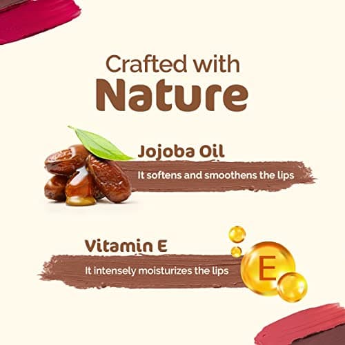 Mamaearth Soft Matte Long Stay Lipsticks with Jojoba Oil & Vitamin E for 12 Hour Long Stay - 02 Mulberry Pink - 3.5 g 3