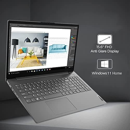 Lenovo V15 Intel Core i3 12th Gen 15.6" (39.62 cm) FHD (1920x1080) Laptop (8GB RAM/512GB SSD/Windows 11 Home/Iron Grey/1Y Onsite + 1Y ADP Add On/1.7 kg), 82TTA00VIH 2
