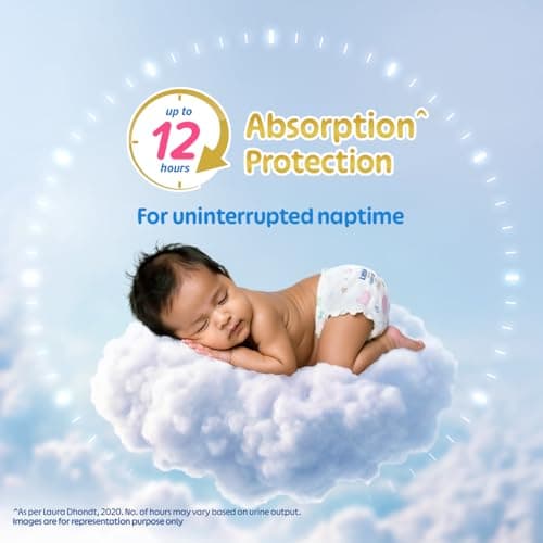 Little's Baby Pants Diapers with Wetness Indicator and 12 Hours Absorption, Small (S), 4-8 kg, 42 Count 5
