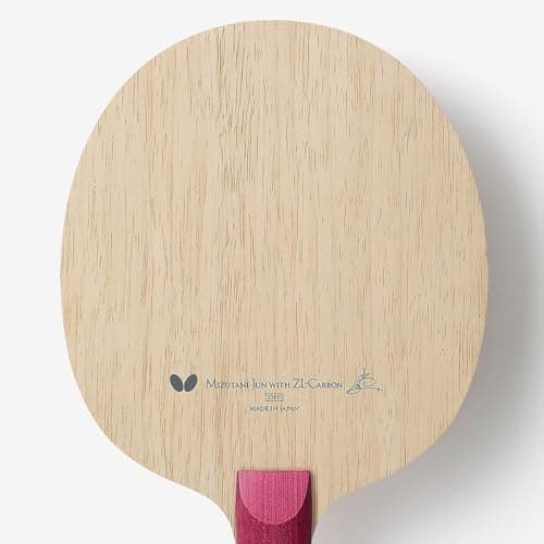 Butterfly, Mizutani Jun ZLC- FL 5 Ply Wood + 2 ZL- Carbon, Table Tennis, Table Tennis Ply, Brown 2