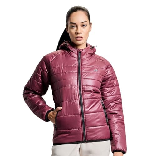 Boldfit Puffer Jacket For Women Hooded Jacket For Women Winter Wear Winter Jacket Full Sleeve Jackets For Women Insulated Winter Jacket For Women Monsoon Winter Wear For Women Jacket - WindsorWine XXL