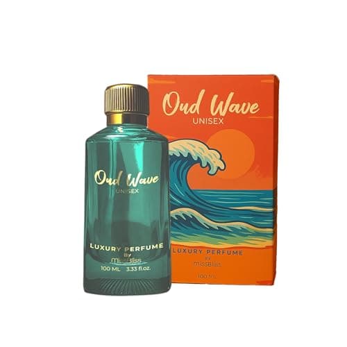 MissBliss Oud Wave Eau de Parfum 100ml – Long Lasting Unisex Fragrance #0xB7# Fresh, Invigorating Scent with Marine, Citrus, Oud & Musk Notes | EDP for Gift
