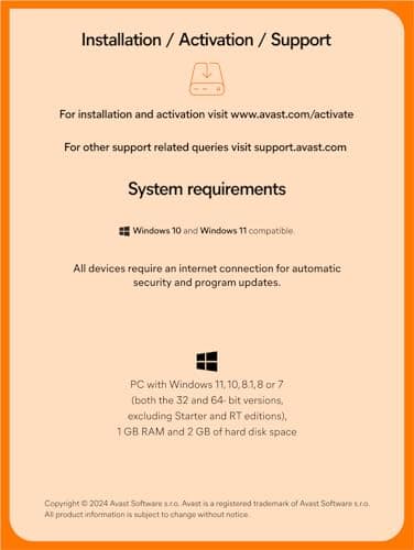 Avast Ultimate for PC | 1 Device 2 Years | Windows PC | Total Protection includes Premium Security, CleanUP Premium & AntiTrack | Email Delivery in 2 Hours. 5