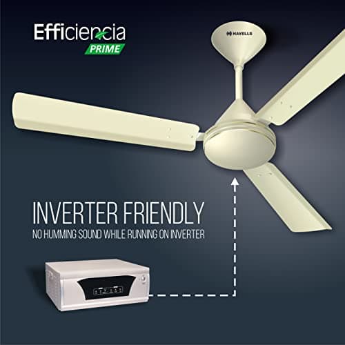 Havells 1200mm Efficiencia Prime BLDC Motor Ceiling Fan | 5 Star with Remote, 100% Copper | Upto 53% Energy Saving, High Air Delivery, 2 Year Warranty, Inverter Friendly, Timer | (Pack of 1, Bianco) 4