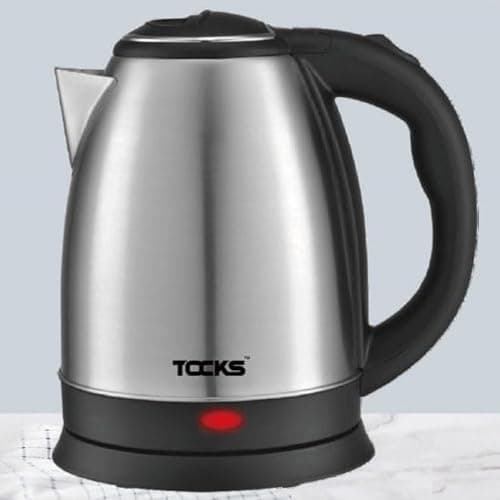 Tocks AA-011 Electric Kettle, 1.8L Capacity, Black – Rapid Boiling, Auto Shut-Off Feature (ONE YEAR REPLACEMENT WARRENTY) 2