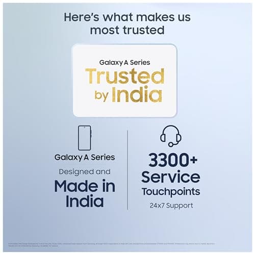 Samsung Galaxy A56 5G (Awesome Midnight Blue, 8GB, 128GB) | Metal Frame | Gemini Live | Awesome Intelligence (AI): Circle to Search, Instant Slo-Mo, Auto-Trim, Object Eraser | Flagship Grade Camera 2