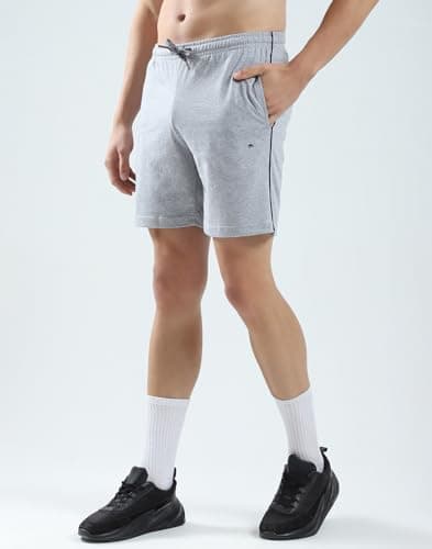 Monte Carlo Mens Solid Regular Fit Bermuda Grey XL 2