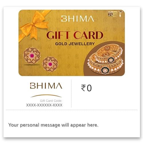 Bhima Jewellers Jewellery |Upto 1% Cashback| E-Gift Card | Instant delivery | Valid for in-store and online purchases | Ideal gift for birthday, anniversary & wedding