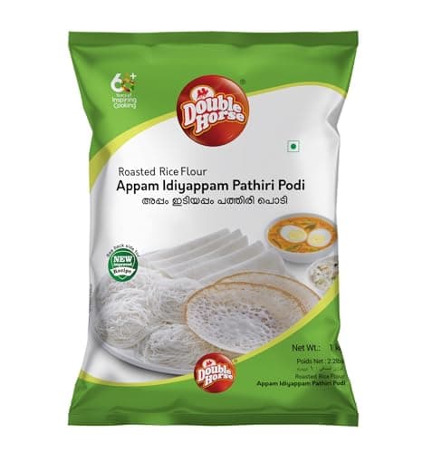 Double Horse Appam/Idiyap. Rice Flour 1Kg