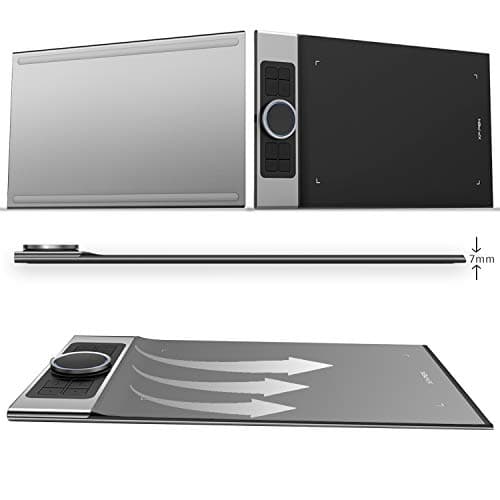 Xp-Pen Deco Pro Medium Graphics Drawing Tablet (11X6 Active Area, 8192 Levels of Pressure Sensitivity, Android Support, Ultrathin Pen Tablet Tilt Function, 8 Shortcut Keys & Drawing Glove) Black 2