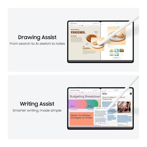 Samsung Galaxy Tab S11 Ultra with AI, Hexagonal S-Pen in-Box, 36.9 cm (14.6 Inch) Dynamic AMOLED 2X Display, 120Hz Refresh Rate, Pre Loaded Pro Apps, 12GB RAM, 256GB Storage, Wi-Fi Tablet, Silver 3