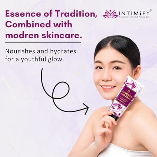 INTIMIFY Kumkumadi Face Cream For Glowing Skin | Enriched With Kumkumadi, Rosemary, Turmeric | Suits all Skin Types 50 gm 2