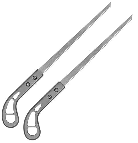Hand Saw Portable Garden Household Anti-Skip Hand Steel High Strength Tool Ice Hand Saw Cutter Wood Saw Hand Tree Cutting (9 Inch Pack of 2)