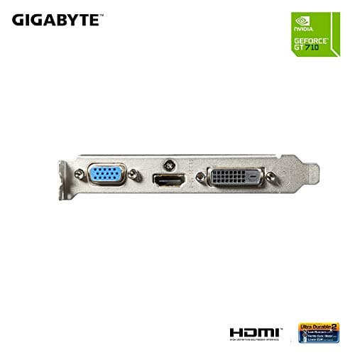GIGABYTE GeForce GT 710 2GB ddr3_sdram pci_e Memory Graphics Card (GV-N710D3-2GL) 5