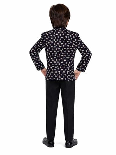 Earth Conscious Boys Blazer | Blue Full Sleeve Casual Blazer for Kids | Premium Coat for Weddings & Occasions | Stylish Clothes for Boys 8-9 Years 2