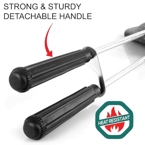 Cello Non-Stick Aluminium Sandwich Gas Toaster | Compatibility with Gas Stoves | Flame-Proof Design | Heat-Resistant Handle | Sandwich Maker | Sandwich Toaster | Black 4