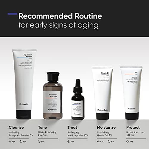 Minimalist Multi Peptide Night Face Serum for Ageless Younger Skin, 30 ml | Collagen Boosting, Hydrating & Overnight Repair Serum for Women & Men with 7% Matrixyl 3000 & 3% Bio-Placenta 4