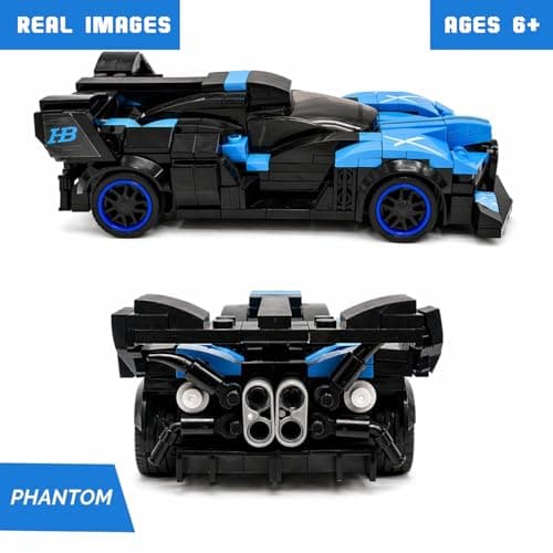 Think Stellar Premium Building Blocks Set for Kids Age 6+ | 300+ Pieces DIY Construction Toy | STEM Educational Learning Toy | Develops Problem Solving & Fine Motor Skills | Screen (Phantom) 4