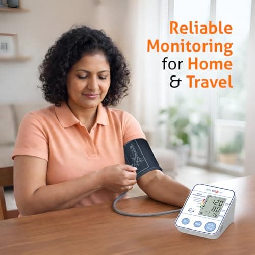BPL Medical Technologies B18 Digital Blood Pressure Monitor with C-Type USB, LCD Display|BP Apparatus for Home|Hypertension & Managing Heart Health Device - White 5
