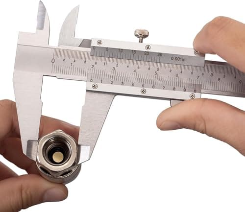 Inditrust Vernier Caliper, 0-150mm Stainless Steel, Manual Scale for Internal External and Depth Measurement 2