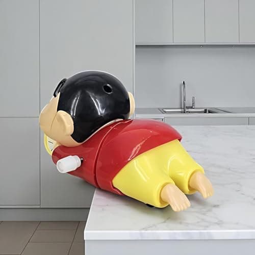 HVB Shinchan Toy for Kids, Crawling Shinchan Action Figure Movable Toy for Babies, Key Operated Wind Up Toys for Kids 3