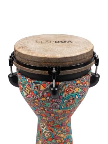 Clapbox Djembe DB-106 Fiber Skin (10 inches) - Machine Head Tuning with BAG 3