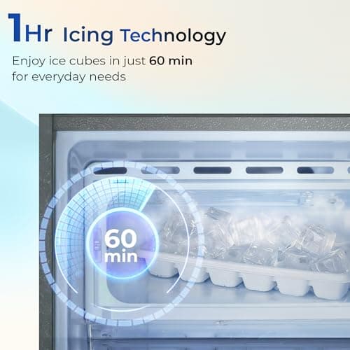 Haier 190L 3 Star Direct Cool Single Door Refrigerator | Toughened Glass Shelves | Fast Ice Making in Just 60 minutes | Large Veg Box| Easy Clean Back (HED-203TDSA-N, Brushline Silver) 6