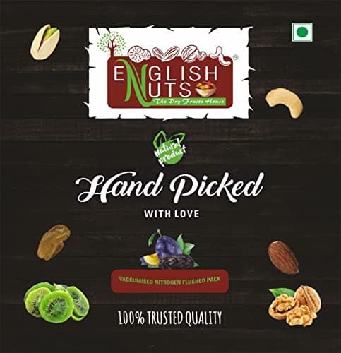 ENGLISH NUTS-THE DRY FRUITS HOUSE 1 Kg Mix Nuts Organic Trial Mix|Premium Fruit,Nut & Fiber SuperMix,Healthy Mixed Nuts with Dry Fruits|10+ Varieties Like Almonds, Cashews,Walnuts,Pumpkin Seeds 2