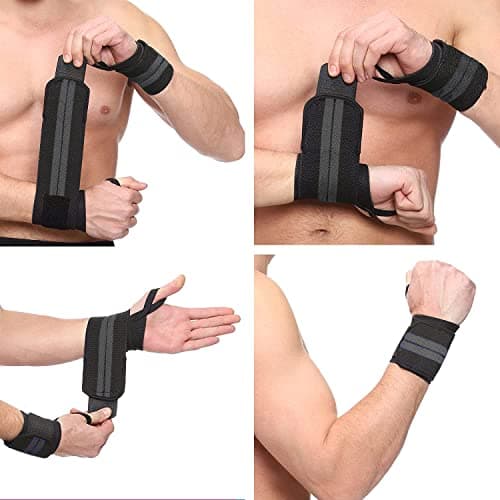 COOL INDIANS Fitness Combo Gym Shaker Bottle with Wrist Band Support Gym & Sports Kit l Weightlifting l Powerlifting l Wrist Band l Gym Shaker l Shaker Bottle l Gym Bottle (500) ML (Black) 5