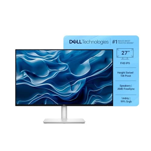Dell S2725HSM 27"/68.58cm FHD Monitor, 144Hz Refresh Rate, IPS Panel, 1ms Response, Flicker-free, Contrast 1500:1, 2xHDMI, Built-in 6W Dual Speakers, Warranty 3 Years, TÜV Rheinland 4-Star Eye Comfort 2