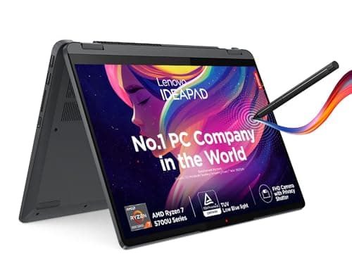 Lenovo IdeaPad Flex 5 Ryzen 7 5700U 14" (35.5cm) WUXGA+ IPS 2-in-1 Laptop (16GB/512GB SSD/Win 11/Office Home 2024/Backlit KB/Fingerprint/FHD Camera/Alexa/3 Month Game Pass/Grey/1.55Kg), 82R900HJIN