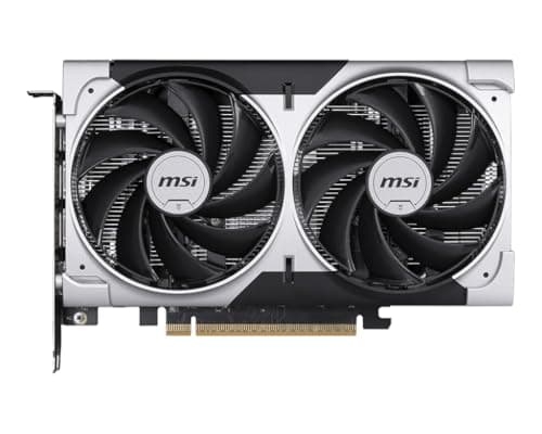 MSI GeForce RTX 5050 8G Ventus 2X OC Graphic Card - NVIDIA GeForce RTX 5050 GPU, 8GB GDDR6 128-bit Memory, 20 Gbps, PCI Express Gen 5 x16 Interface, Upto 2602 MHz, TORX Fan 5.0 2