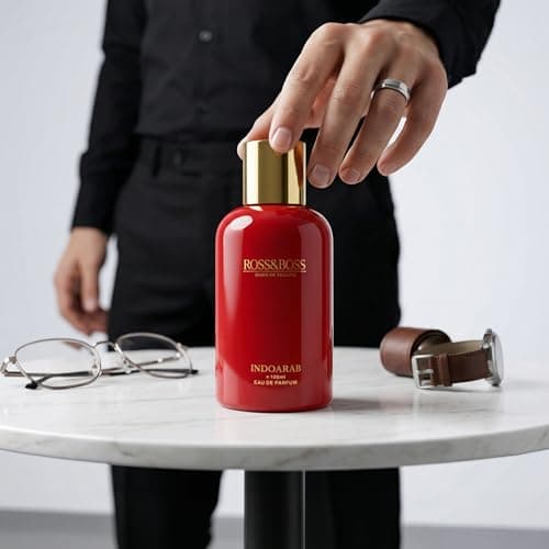 INDOARAB Premium ROSS & BOSS Perfume 100ML | Sweet Fragrance for Men & Women | Rose, Vanilla, Cinnamon & Patchouli Notes | Long Lasting 6-7 Hours | Unisex Luxury Perfume 4