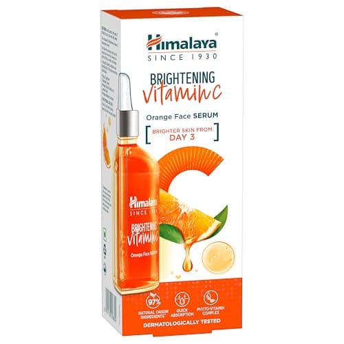 Himalaya Brightening Vitamin C Orange Face Serum, 30 mL | With Vitamin C, Niacinamide & Hyaluronic Acid | Brighter Skin from Day 3 | Dermatologically Tested 2