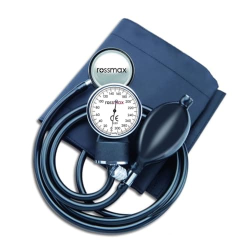 Rossmax GB102 Aneroid Blood Pressure Monitor (Black), With Stethoscope