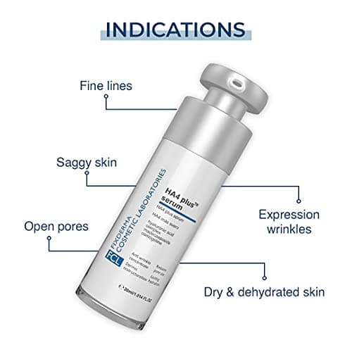 FIXDERMA COSMETIC LABORATORIES 5% Hyaluronic Acid Ha4 Plus Serum For Dry Skin, Serum For Open Pores Reduces Fine Lines And Wrinkles, Improves The Elasticity Of The Skin - 30ml (Pack Of 1) 6
