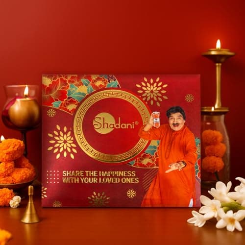 Shadani Diwali Celebration Gift Pack – Premium Assorted Mouth Fresheners & Candies Collection, Festive Edition, 6 Flavours Shadani Gift Hamper for close ones – Festive Pouch of 6 Assorted Traditional 