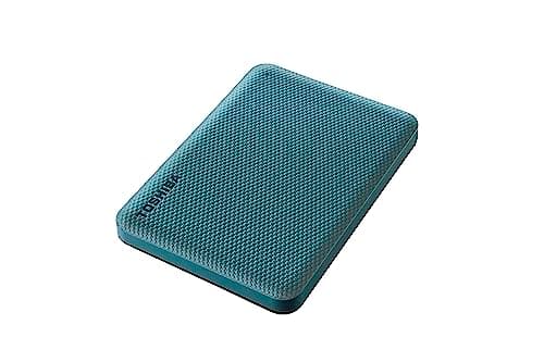 Toshiba Canvio Advance 1TB Portable External HDD, USB3.0 for PC Laptop Windows and Mac. 3 Years Warranty. External Hard Drive - Green 3