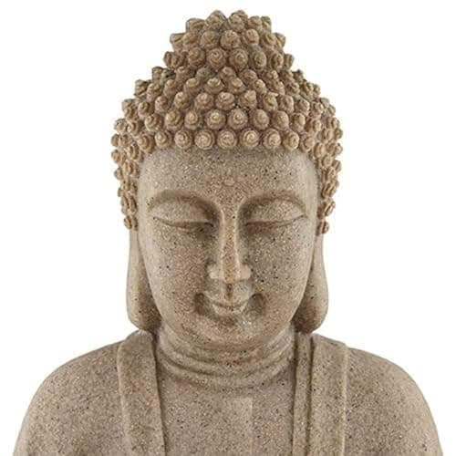 SwarnHouse Decors® Lotus Buddha Water Fountain for Home, Office, Garden Peach Color Large Size - 2 Feet (Limited Edition4) 4