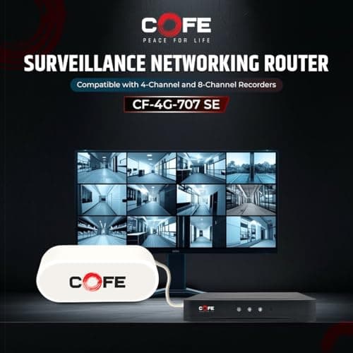 COFE CF-707 SE LAN Router | High-Speed Network Distribution Router for CCTV, Office, ISP & Industrial Networking | Plug & Play LAN Management Device (NO WiFi ONLY LAN) 4