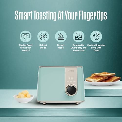 Havells Craft Breakfast Master Combo for Premium and Modern Kitchens |Hand Blender + Toaster + Kettle | Perfect Kitchen Companion and Gifting Range (Blue & Golden) 3