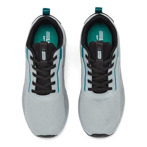Campus Men's First Running Shoes L.Gry/BLK - 9UK/India 4