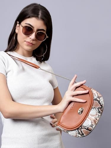 Pramadda Pure Luxury Gift combo set for women Sling Bag with Earrings | Rakhi Raksha Bandhan Gift For Sister | Birthday Gift For Girls | Festival Diwali Christmas Gift Items. 2
